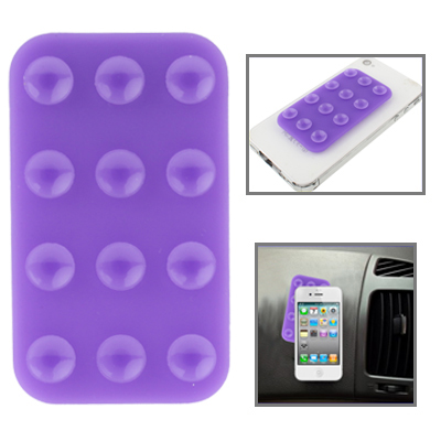 Anti-Slip Mat Super Sticky Pad for Phone / MP4 / MP3 (Eggplant color)